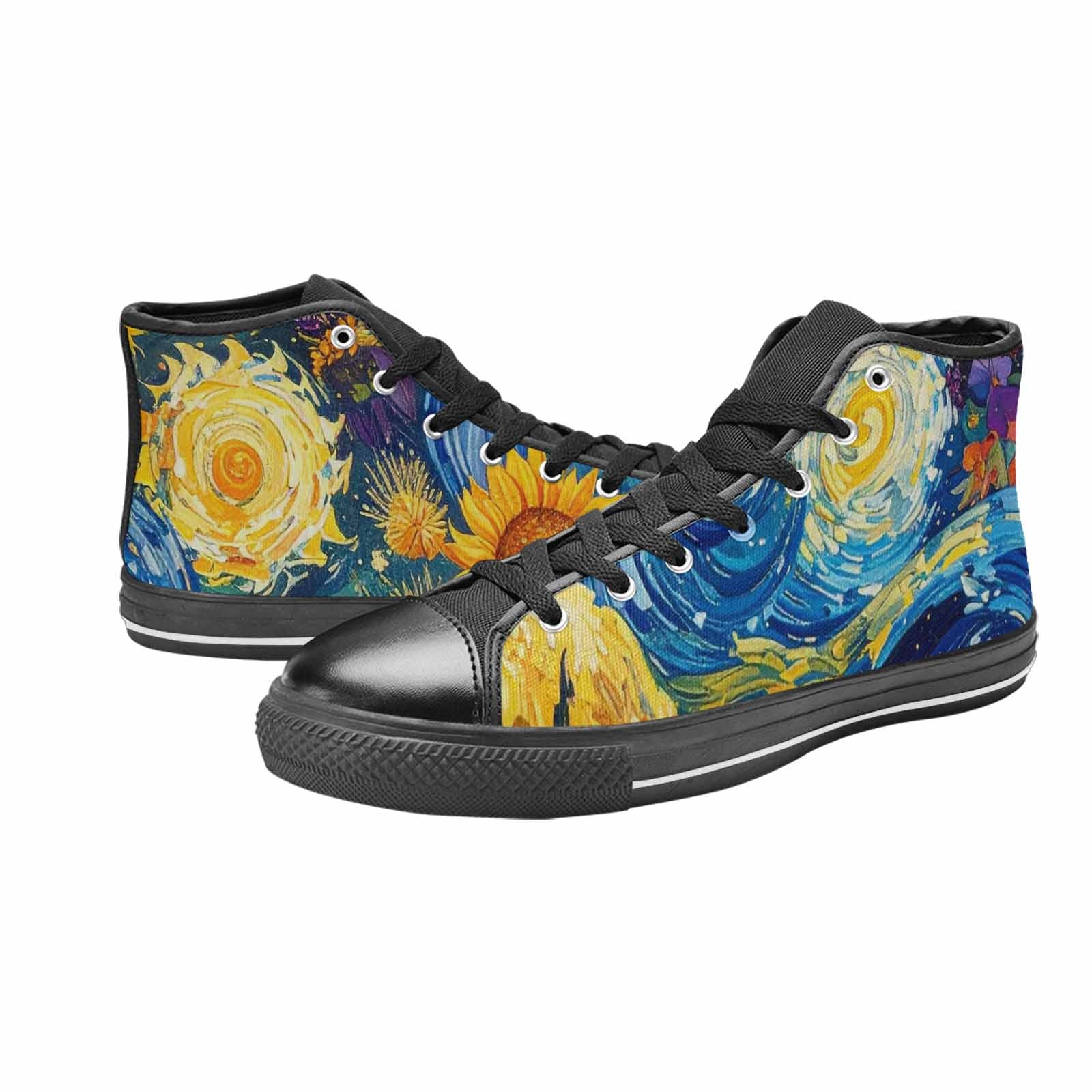WOMEN'S Blend All Versions High Top Canvas Vivid Custom Shoes