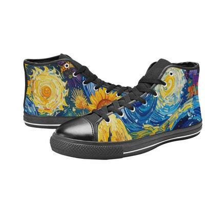 WOMEN'S Blend All Versions High Top Canvas Vivid Custom Shoes