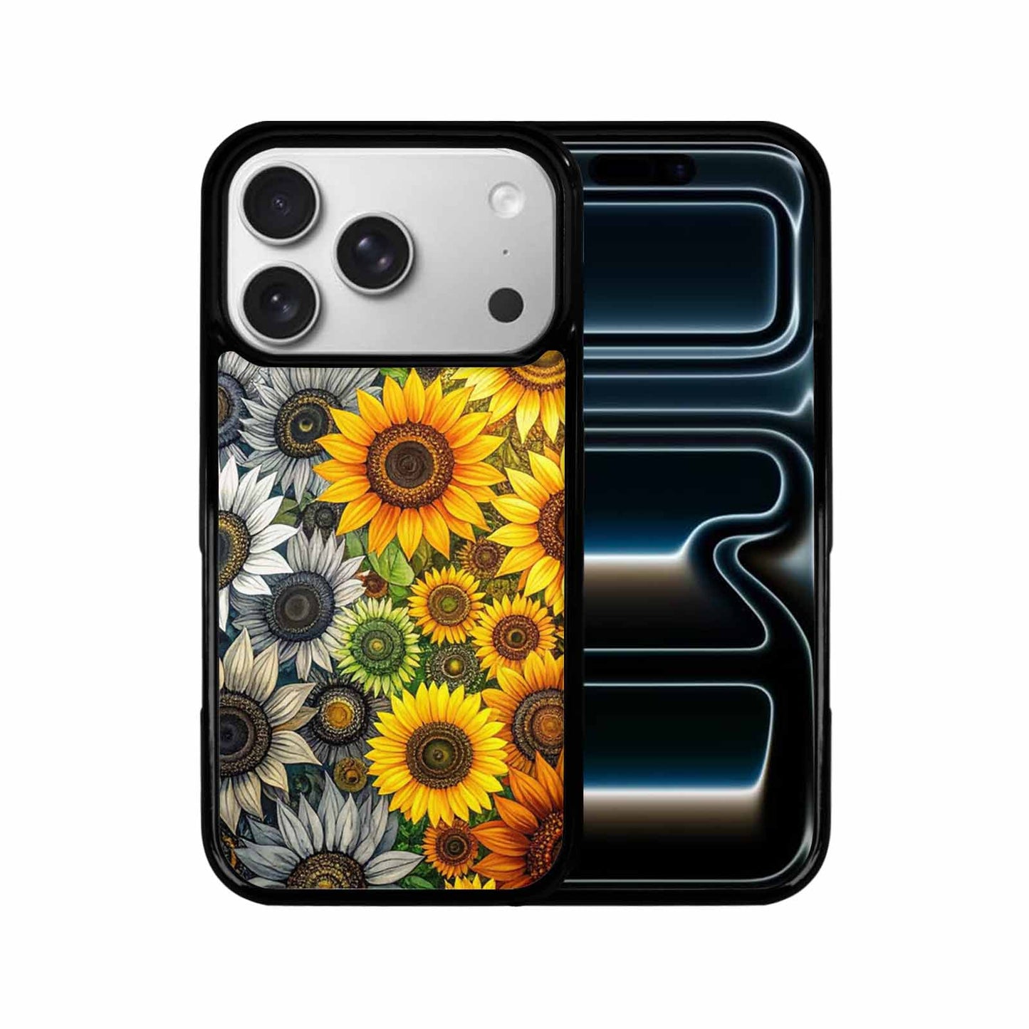 iPhone 17 Pro Case — Blend Melt Them Together Small Floral, Custom Print Case Cover