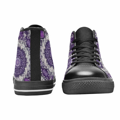 MEN'S Mandala High Top Canvas Grunge Custom Shoes