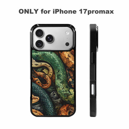 iPhone 17 Pro Max Case — Small Snake Skin Reptile Original Art, Original Design Phone Case