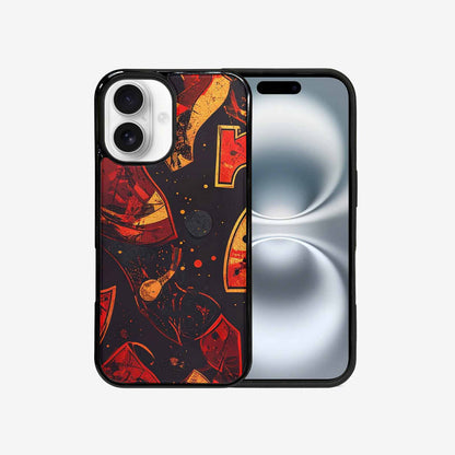 iPhone 16 Case — Dice And Casino Pattern Seamless Repeat, Custom Designed Case Cover