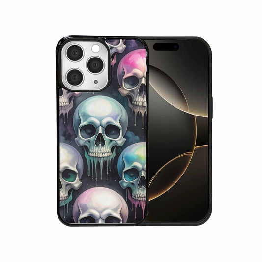 iPhone 15 Pro Max Case — Dark Black And White Color Tone, Custom Print Case Cover