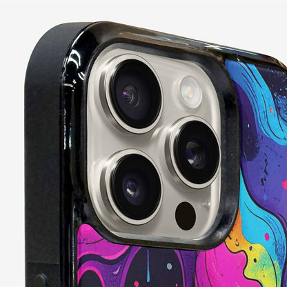 iPhone 15 Pro Max Case — Rick And Morty Style Art Dripping, Custom Designed Case Cover