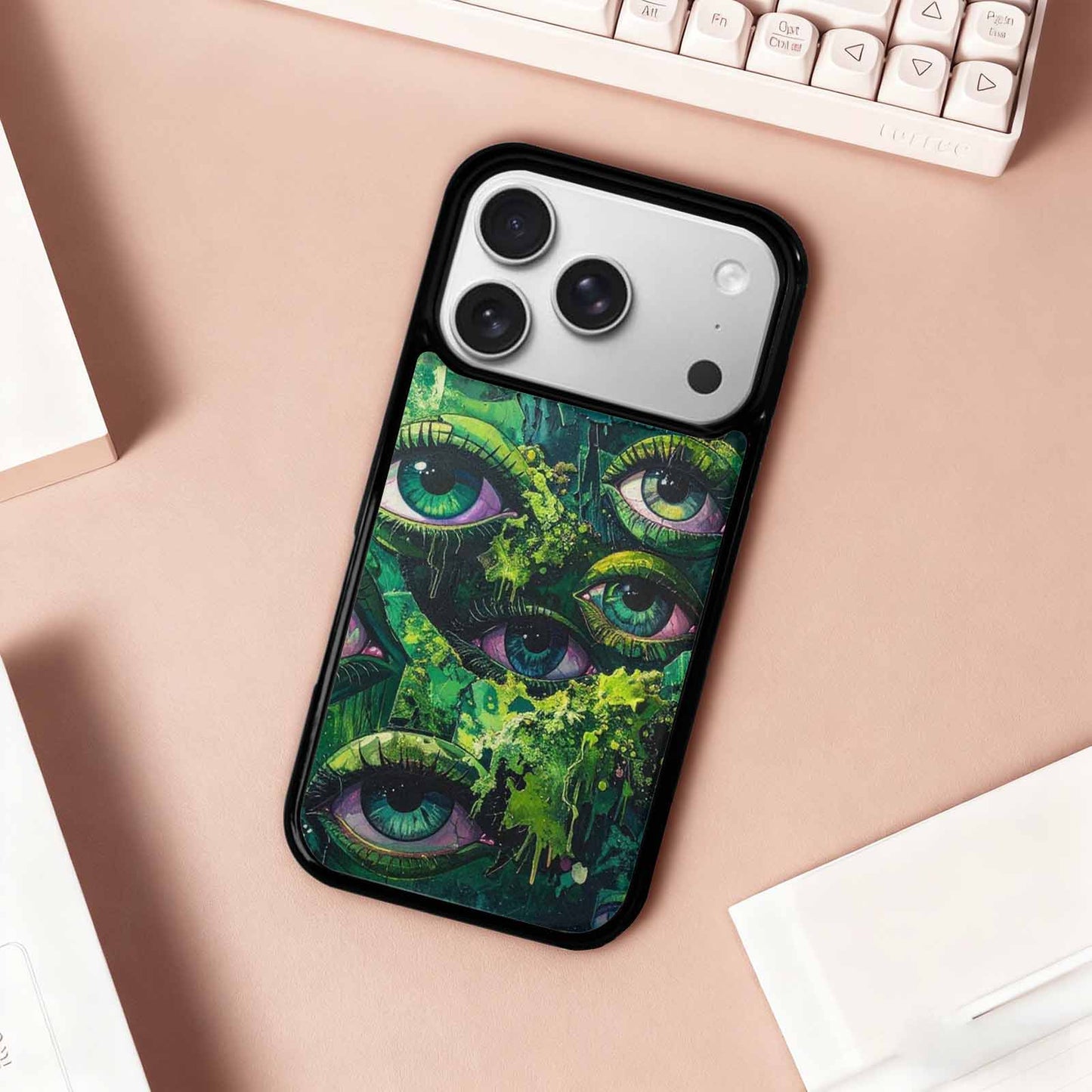 iPhone 17 Pro Case — Reptile Eye Cartoon Cute, Personalized Phone Case