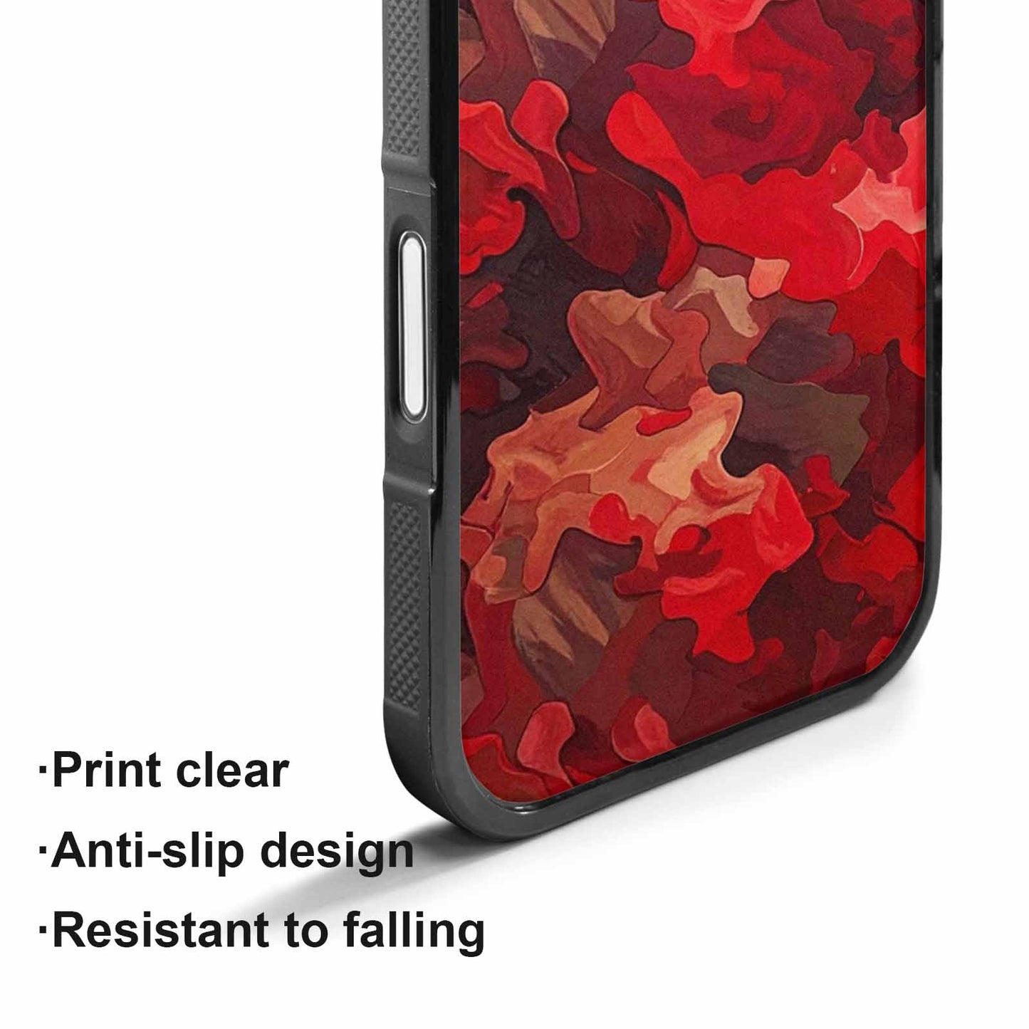 iPhone 17 Case — Small Military Camouflage Blotch Camo, Custom Print Case Cover