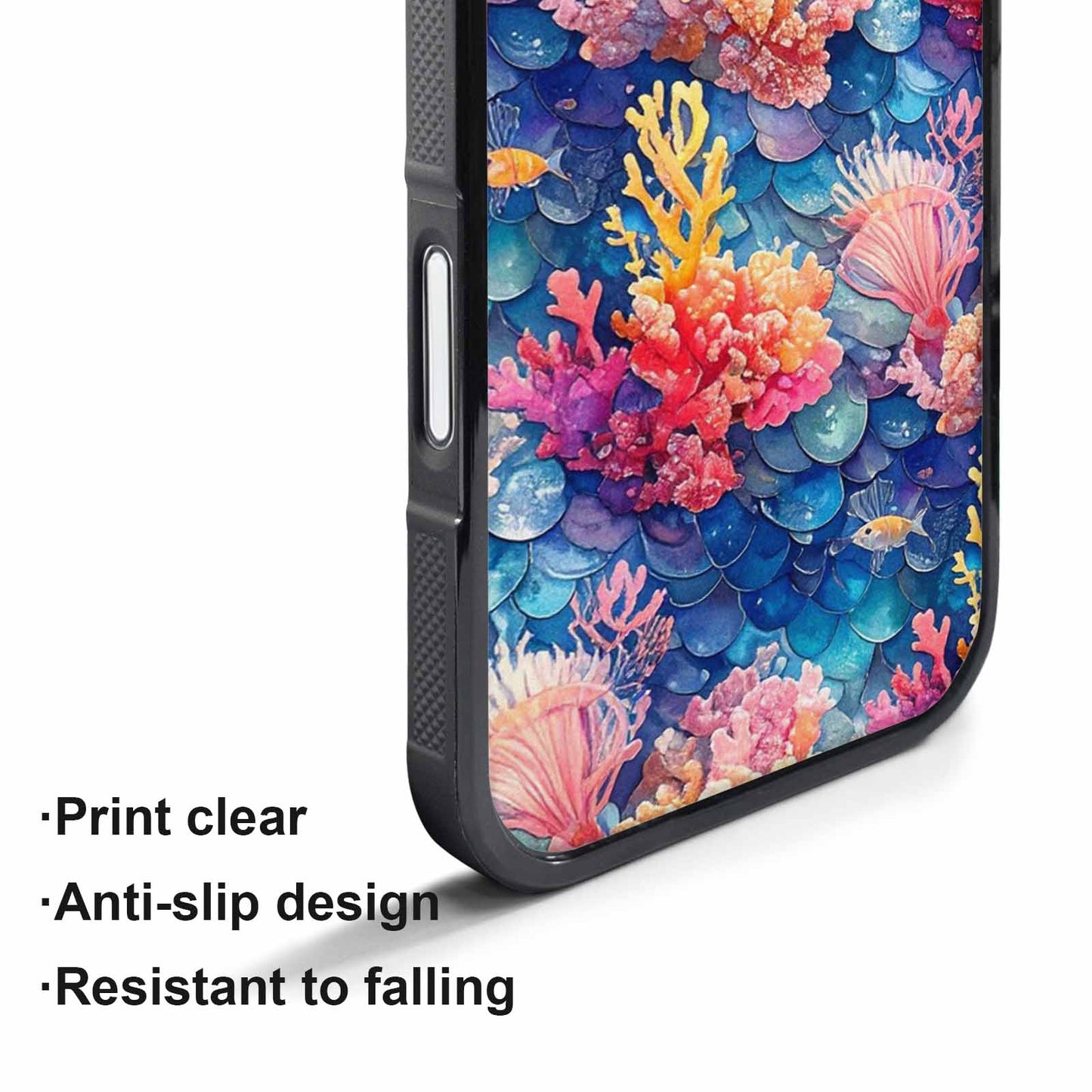 iPhone 17 Pro Case — Small Fish Scale And Coral Original, Custom Made Phone Cover