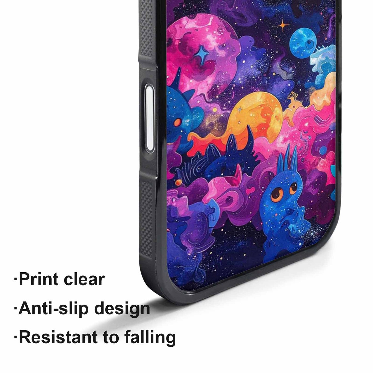 iPhone 17 Pro Case — Cosmic Creature And Object Mashup Galaxy, Custom Print Case Cover