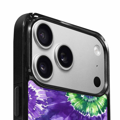 iPhone 17 Pro Max Case — Tie Dye Purple Green Tie Dye, Custom Print Case Cover