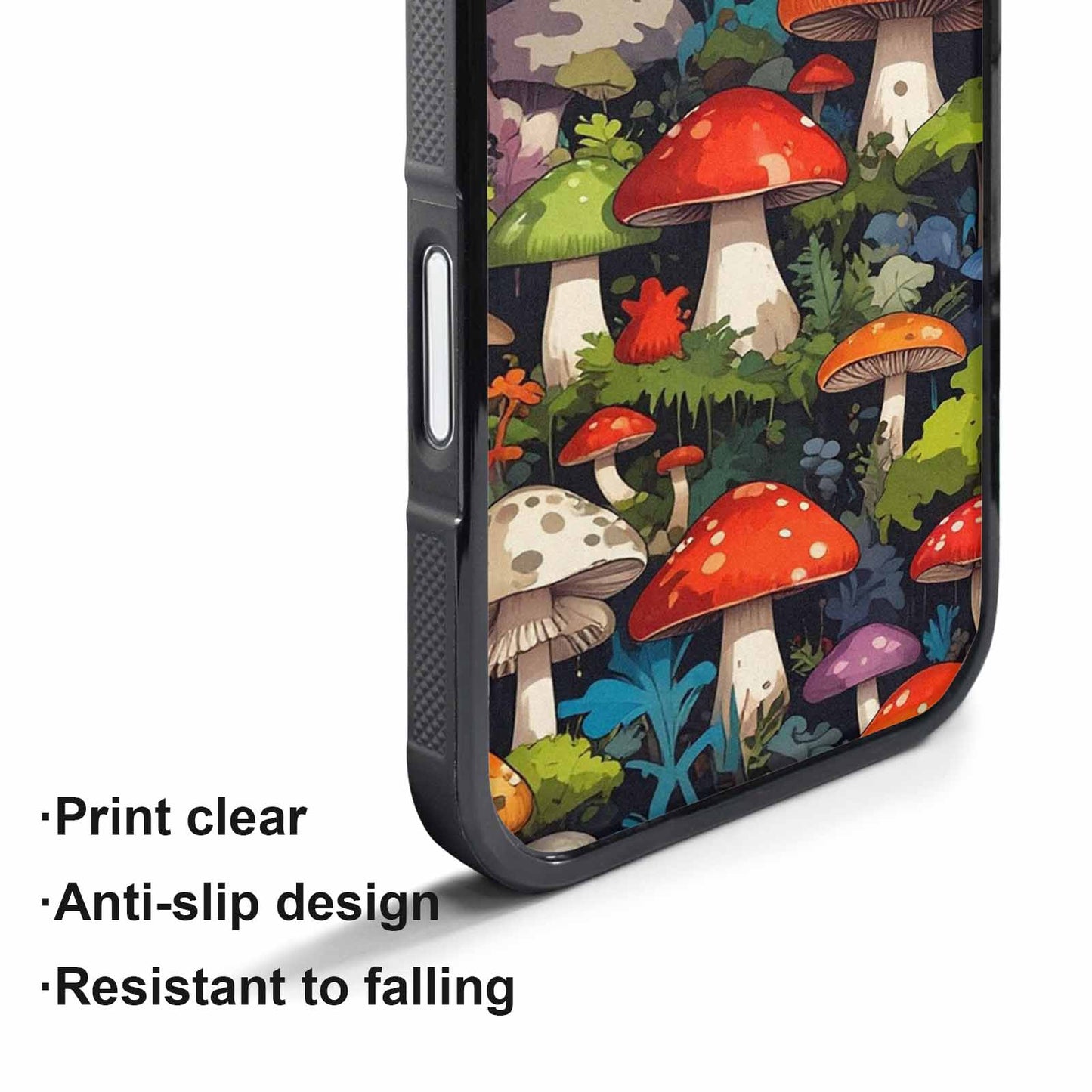 iPhone 17 Pro Max Case — Mushrooms Camomushrooms Patter Xvt Camo, Custom Art Phone Cover