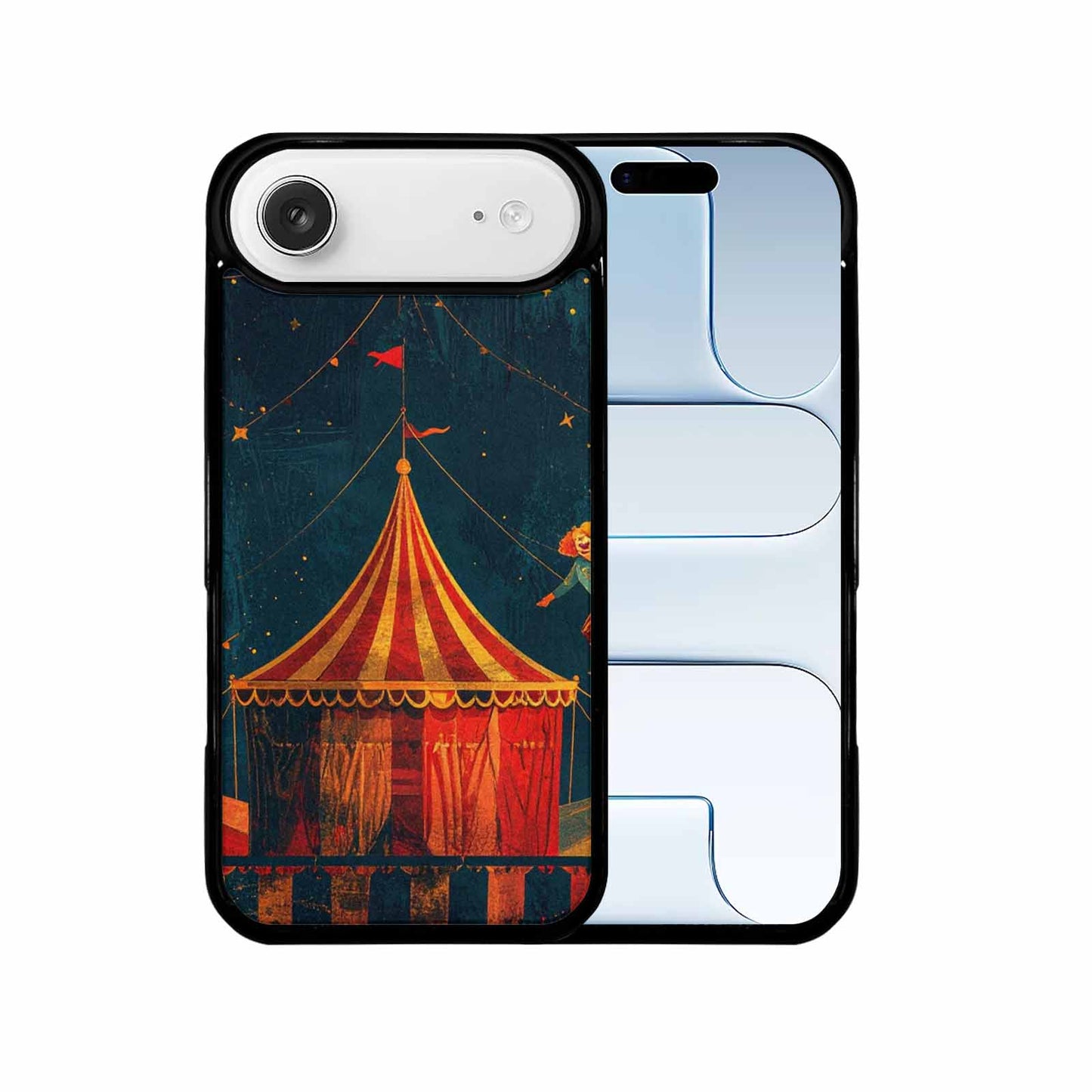 iPhone 17 Air Case — Vintage Circus Art Pattern Retro Vintage, Unique Phone Case Design