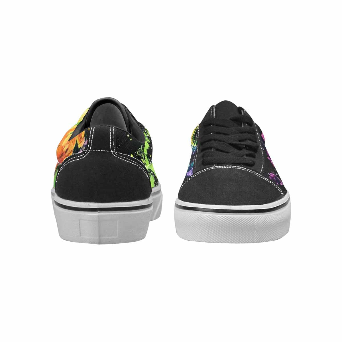 WOMEN'S Tie Lace-Up Canvas Neon Fantasy Shoes