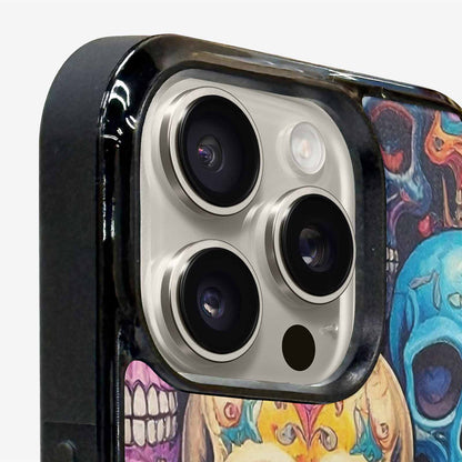 iPhone 15 Pro Max Case — Skulls General Skulls Pattern, Custom Phone Case