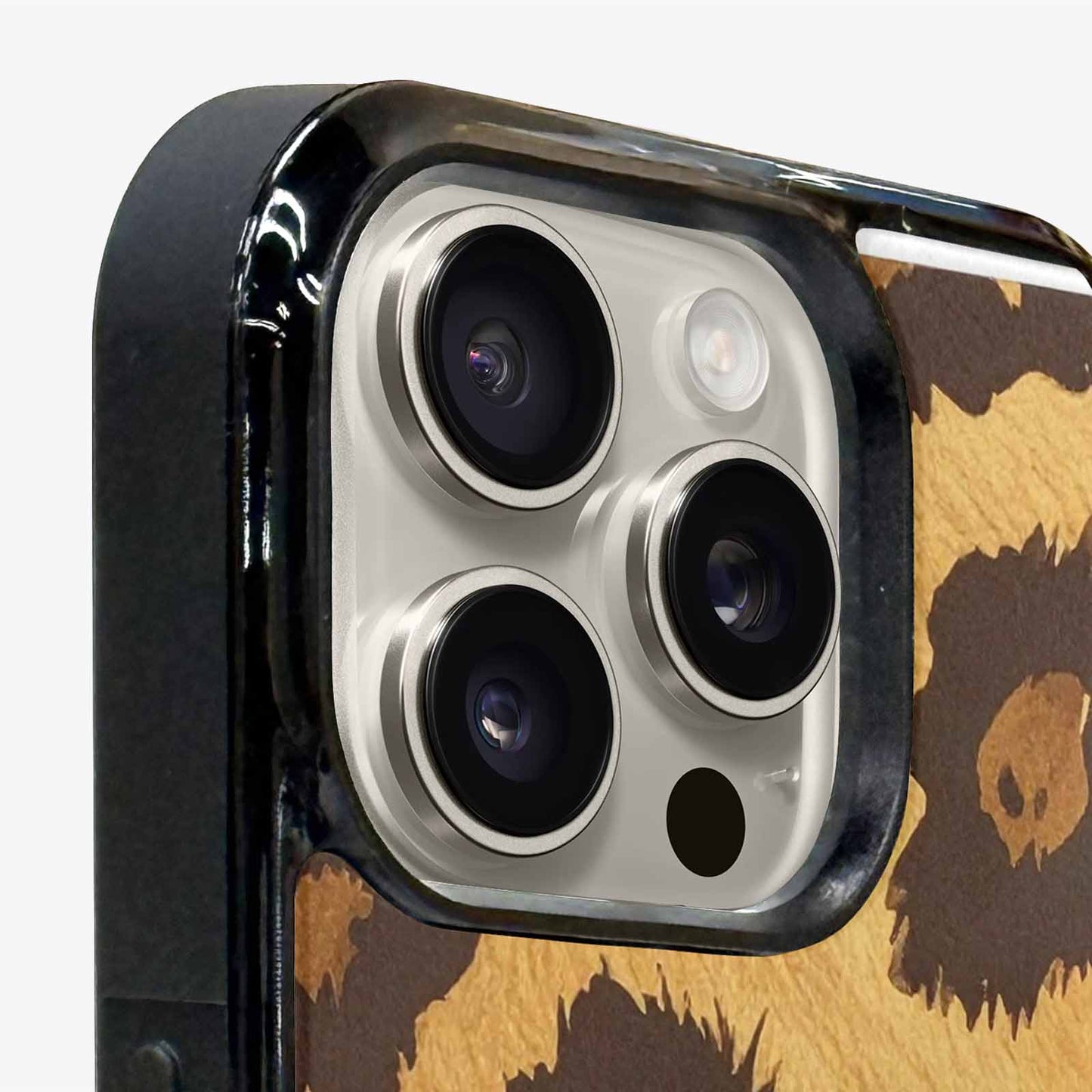 iPhone 16 Pro Max Case — Classic Leopard Print Warm Golden Tan, Custom Art Phone Cover