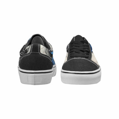 WOMEN'S Skull Roses Lace-Up Canvas Y2K Custom Shoes