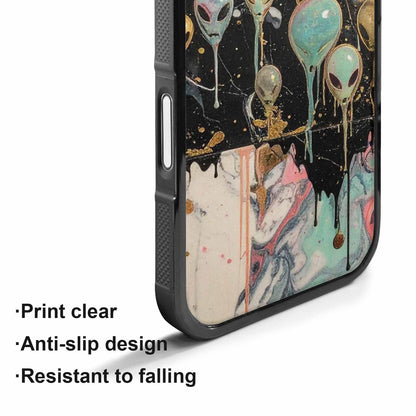 iPhone 17 Case — Aliens Marblemelting Aliens Pa Alien Scifi, Personalized Phone Case