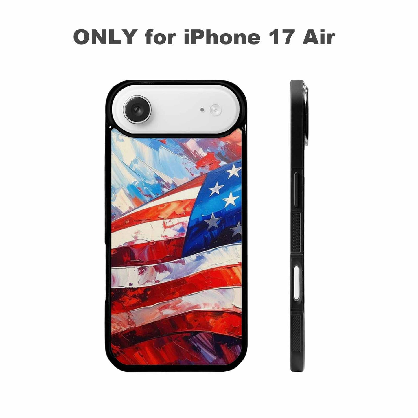 iPhone 17 Air Case — Usa Flag Stars And Stripes Galaxy, Personalized Phone Case
