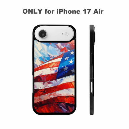 iPhone 17 Air Case — Usa Flag Stars And Stripes Galaxy, Personalized Phone Case