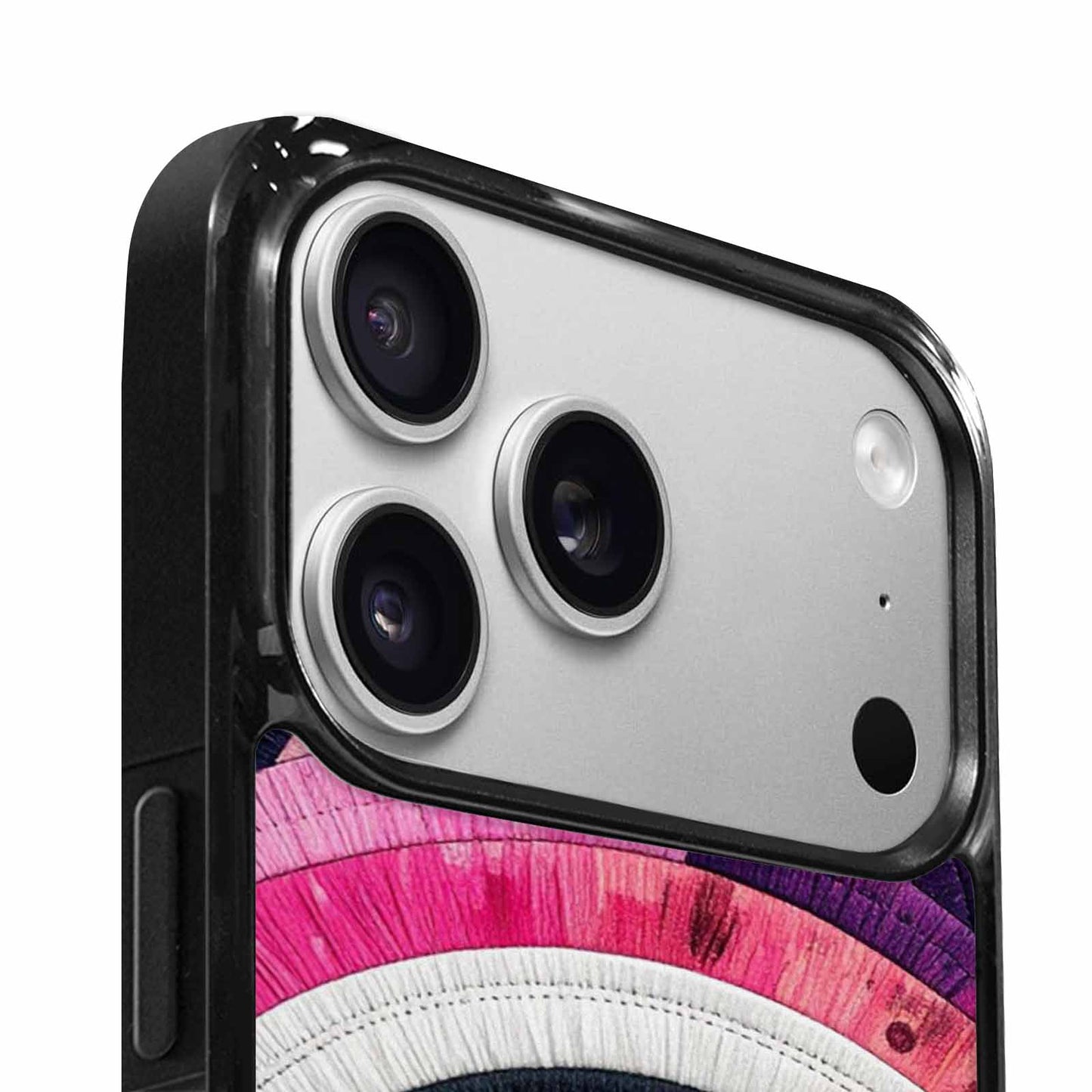 iPhone 17 Pro Case — Vivid Camo Genderfluid Pride Camo, Custom Print Case Cover