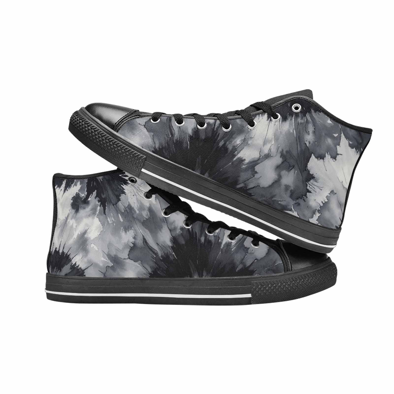WOMEN'S Tie Dye - High Top Canvas Neon Fantasy Sneakers