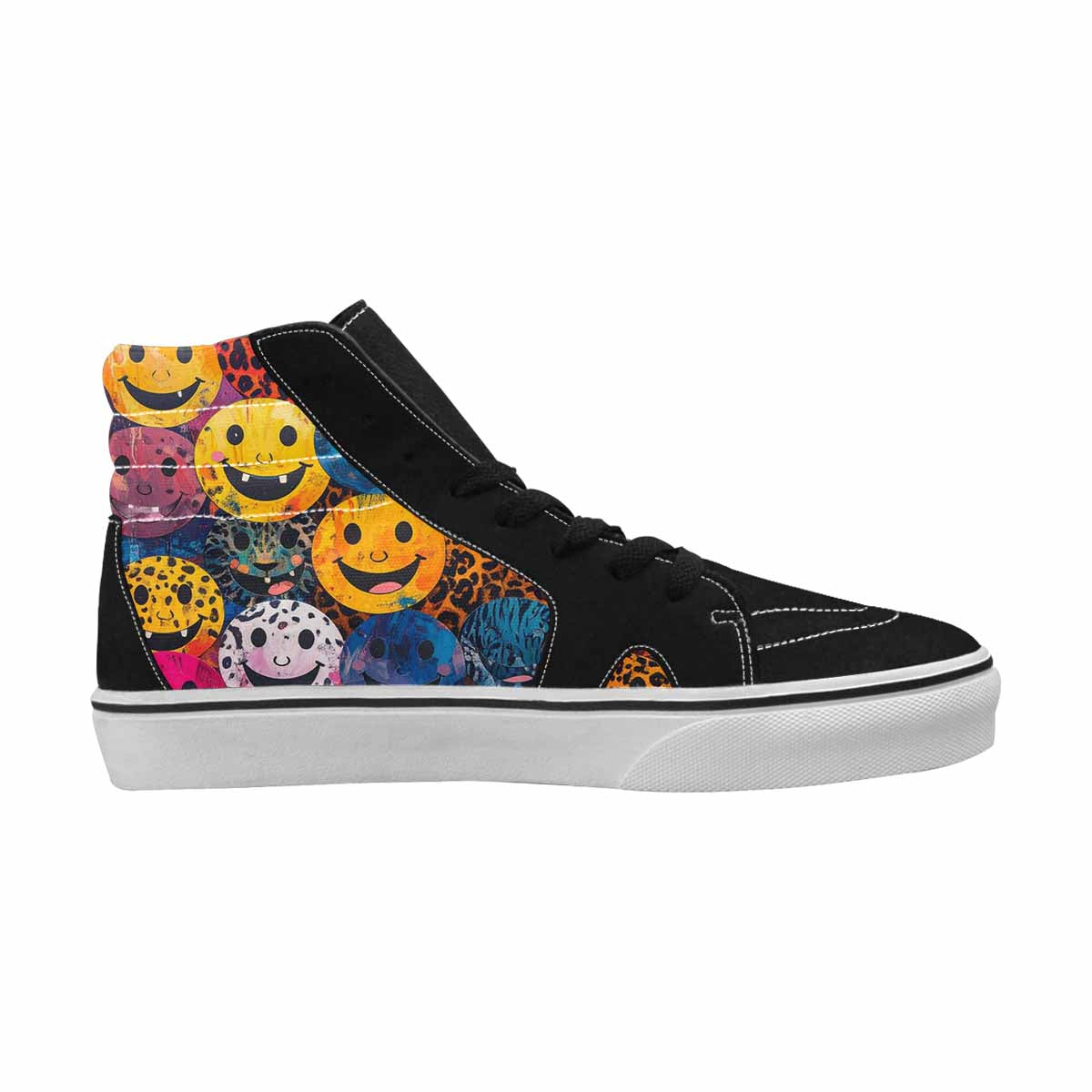 MEN'S Smiley Faces High Top Canvas Dreamcore Shoes