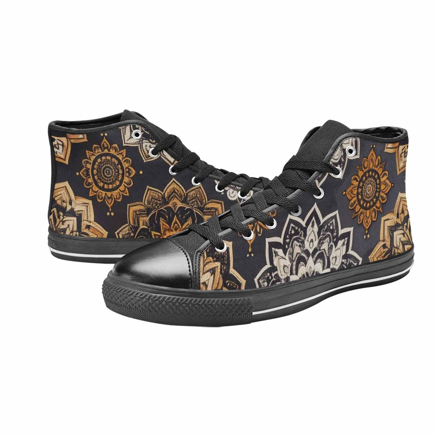 WOMEN'S Mandala High Top Canvas Aesthetic Custom Sneakers
