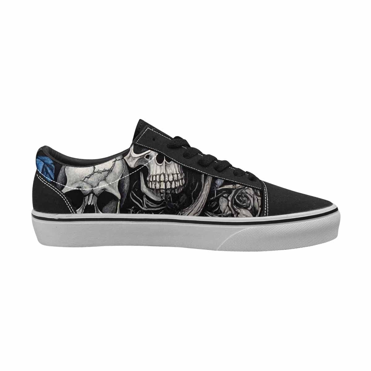 WOMEN'S Skull Roses Lace-Up Canvas Surreal Shoes