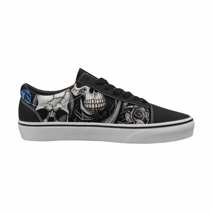 WOMEN'S Skull Roses Lace-Up Canvas Surreal Shoes