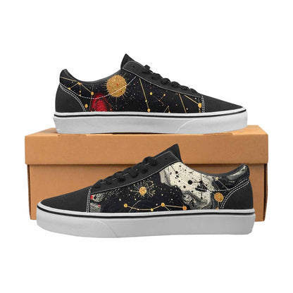 WOMEN'S Zodiac Constellation Lace-Up Canvas Y2K Custom Shoes
