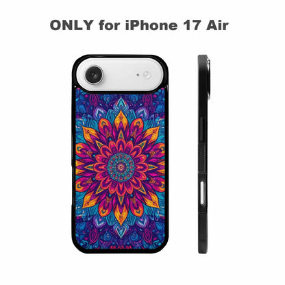 iPhone 17 Air Case — Tie Dye Mandala Art Seamless Tie, Custom Printed Phone Case