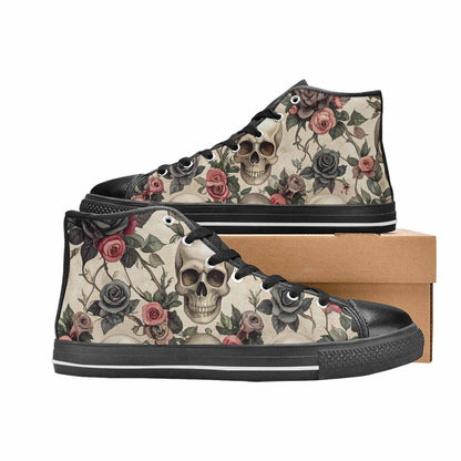 MEN'S Skulls - Roses High Top Canvas Dreamcore Shoes