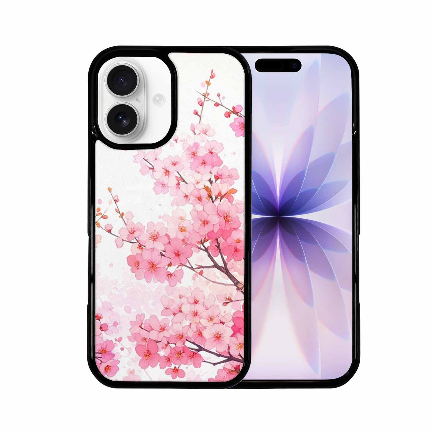 iPhone 17 Case — Cherry Blossom Branch Cherry Original Art, Custom Print Case Cover