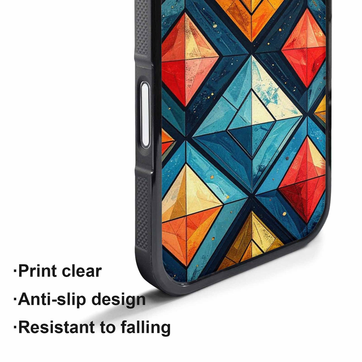 iPhone 17 Pro Case — Vintage Summer Diamond Retro Vintage, Custom Printed Phone Case
