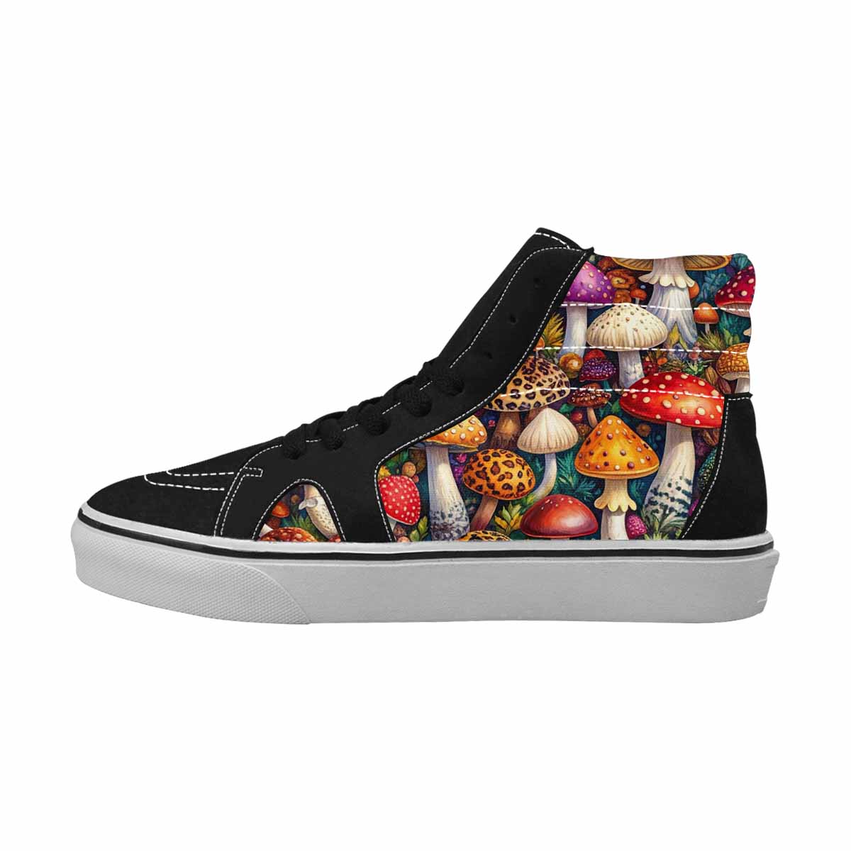 MEN'S Mushrooms High Top Canvas Y2K Custom Shoes