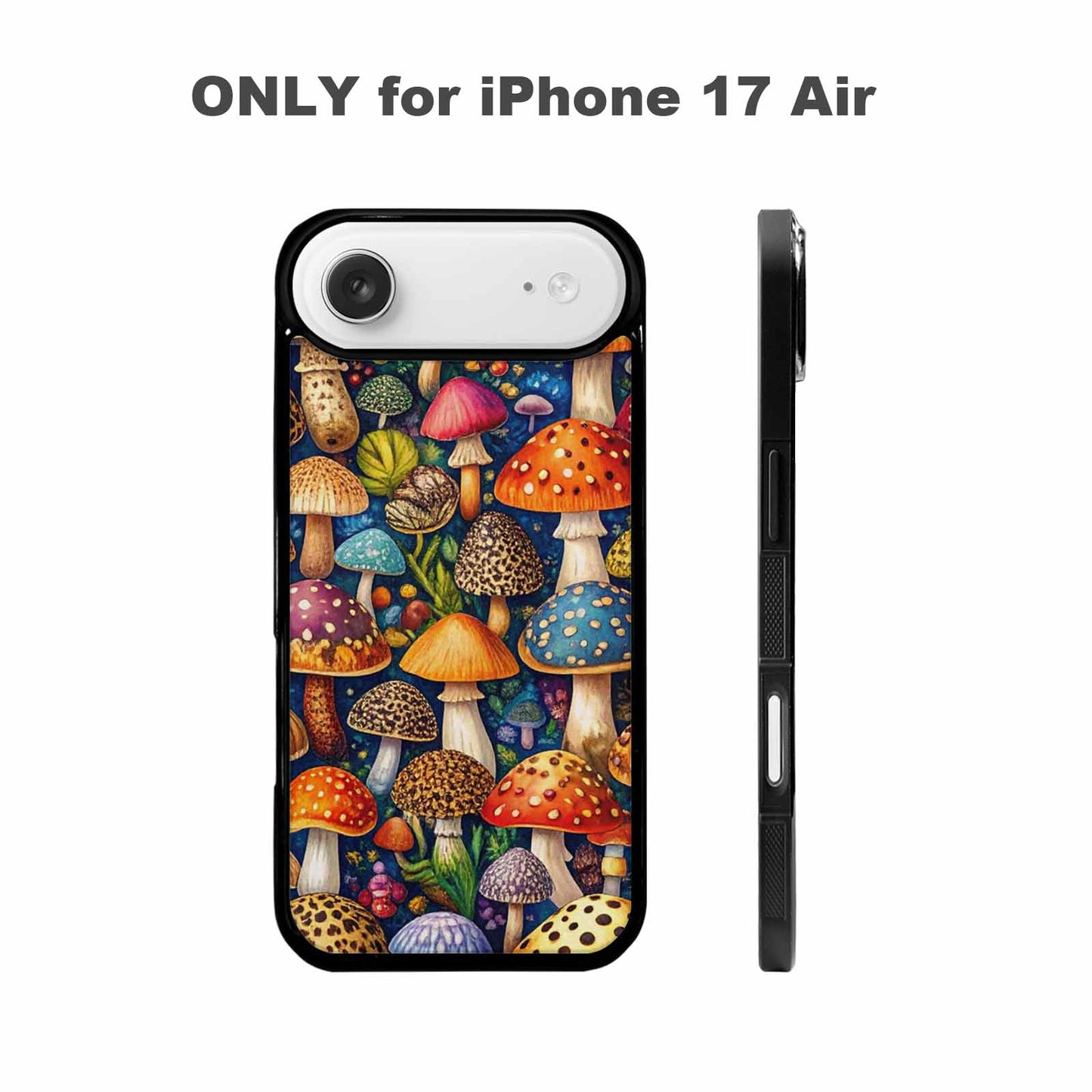 iPhone 17 Air Case — Mushrooms Pattern Hundreds Of Yik Original, Custom Print Case Cover