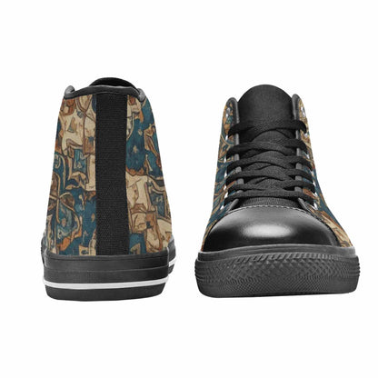 MEN'S Mandala High Top Canvas Y2K Custom Sneakers