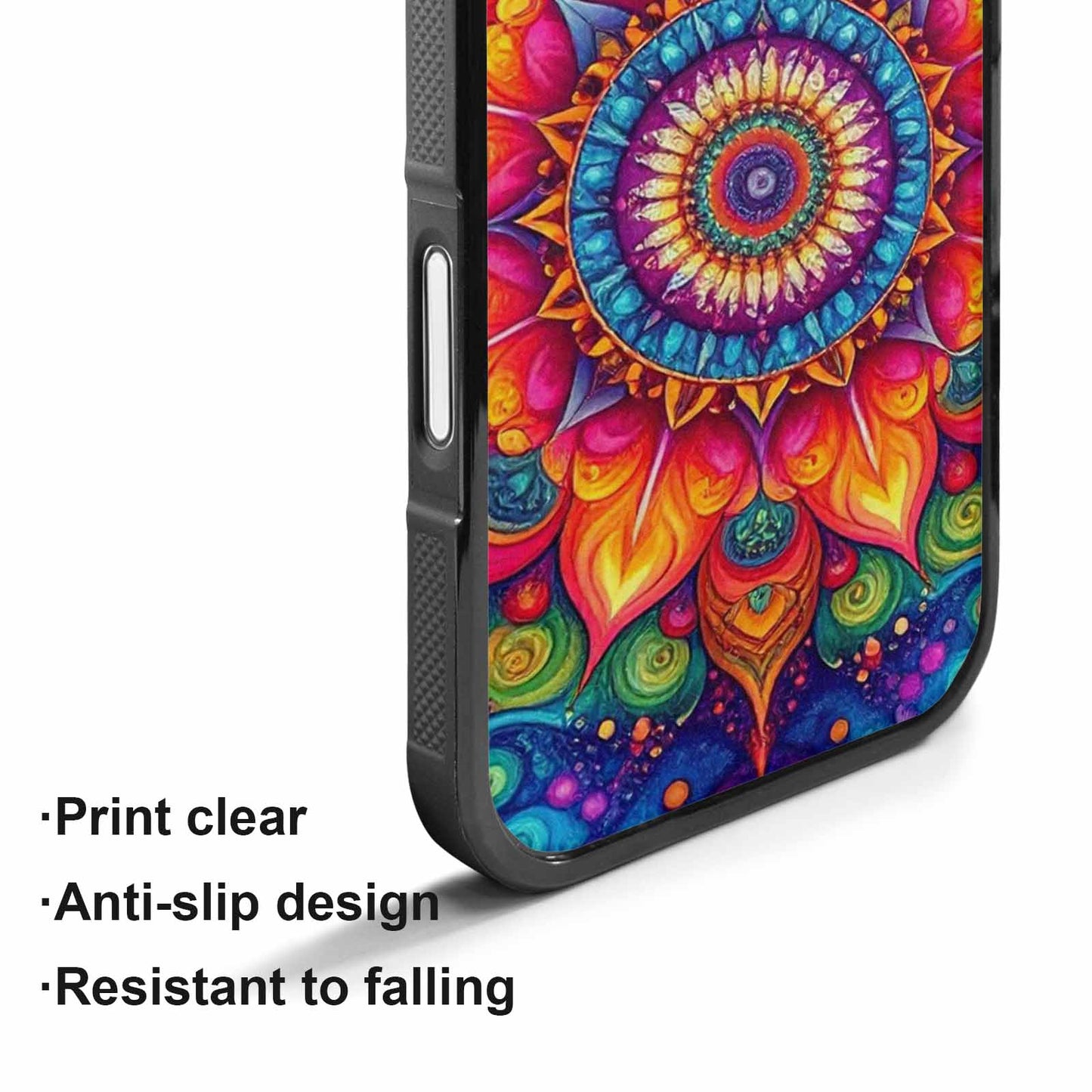 iPhone 17 Case — Tie Dye Mandala Art Tie Dye, Custom Printed Phone Case