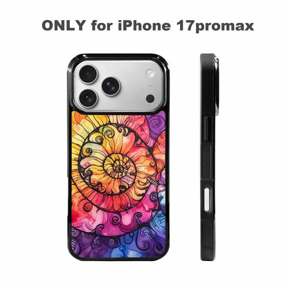 iPhone 17 Pro Max Case — Tie Dye Swirls (black Tie Dye, Custom Designed Case Cover