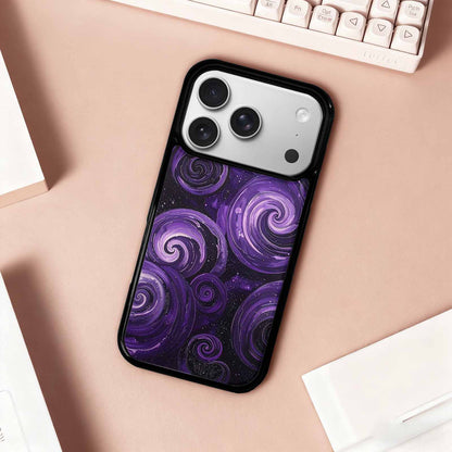 iPhone 17 Pro Case — Seamless Repeating Pattern Of Overlapping Galaxy, Personalized Phone Case