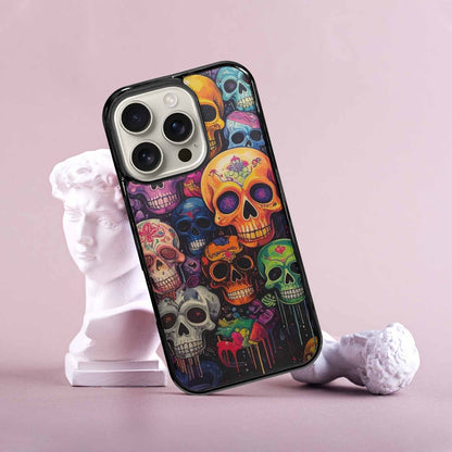 iPhone 16 Pro Case — Skulls General Skulls Pattern, Custom Designed Case Cover