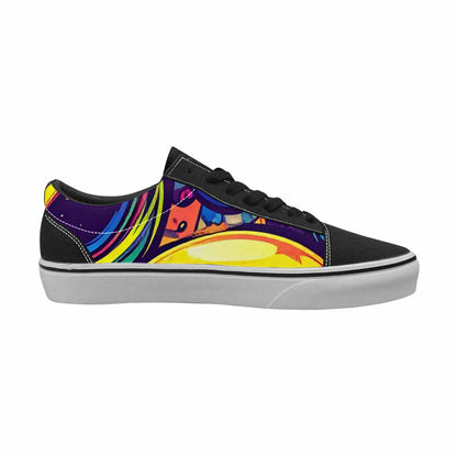 WOMEN'S Alien Ufo Cartoon Canvas Lace-Up Aesthetic Sneakers