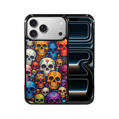 iPhone 17 Pro Max Case — Skulls (general) Skulls Pattern Gothic Skulls, Custom Art Phone Cover