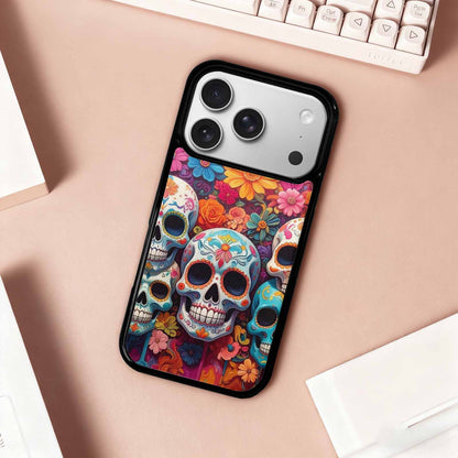 iPhone 17 Pro Case — Sugar Skullsmelting Sugar Skulls Tzs Gothic, Custom Phone Case