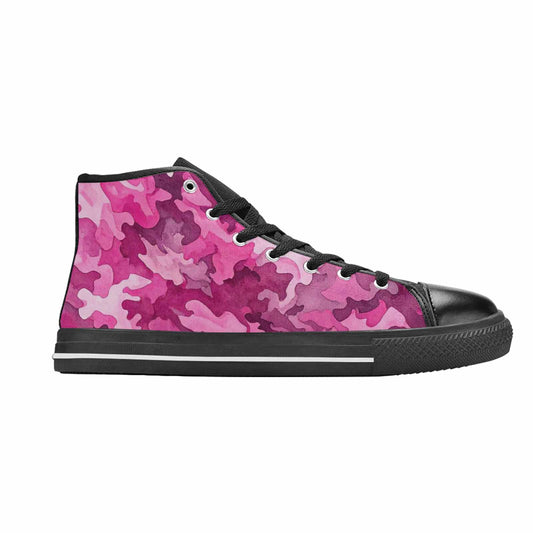 MEN'S Military Camouflage Blotch High Top Canvas Aesthetic Custom Sneakers