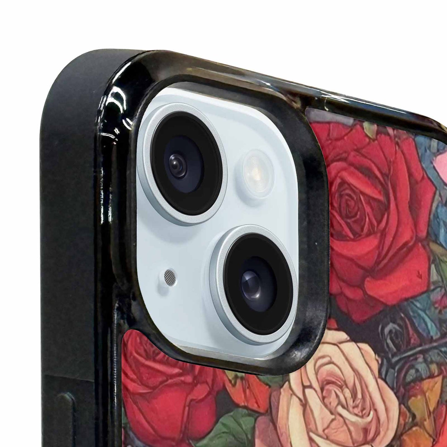 iPhone 15 Plus Case — Skulls And Roses Skulls And Roses, Custom Designed Case Cover