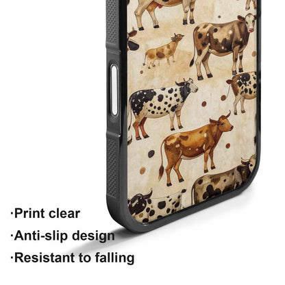 iPhone 17 Case — Small Cow Animal Print Animal Print, Original Design Phone Case