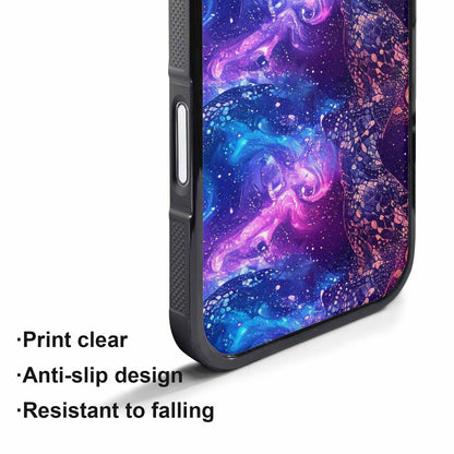 iPhone 17 Pro Max Case — Snake Print Galaxy Seamless Animal Print, Custom Designed Case Cover
