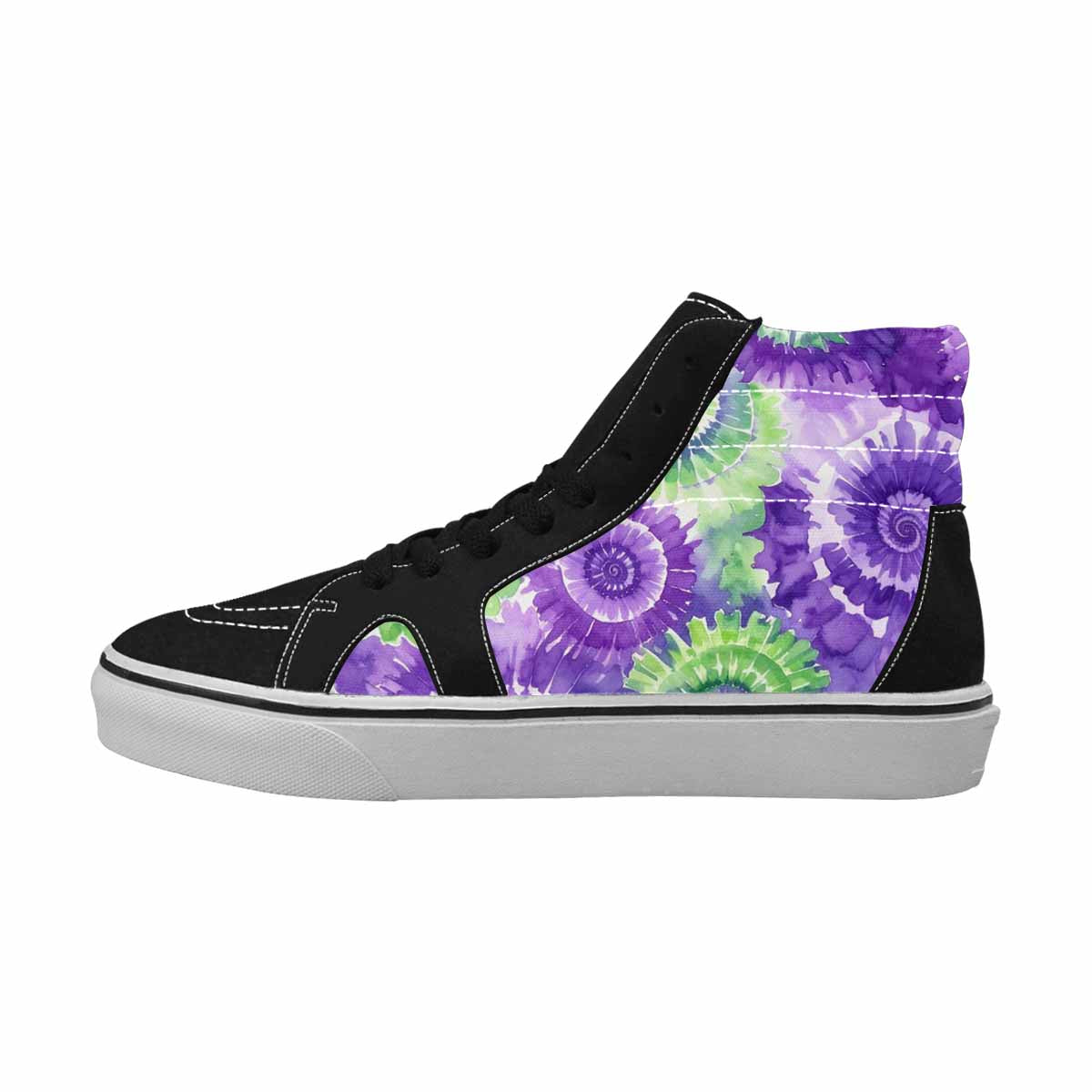 WOMEN'S Tie Dye - High Top Canvas Cottagecore Custom Sneakers