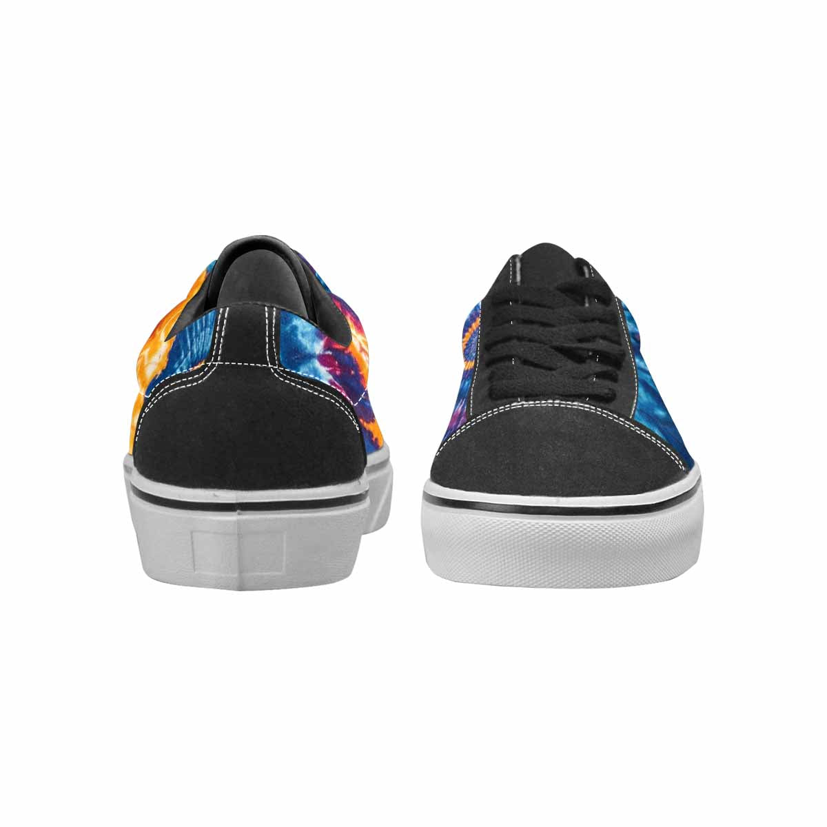 MEN'S Tie Dye Mixed Style Canvas Lace-Up Cottagecore Custom Sneakers