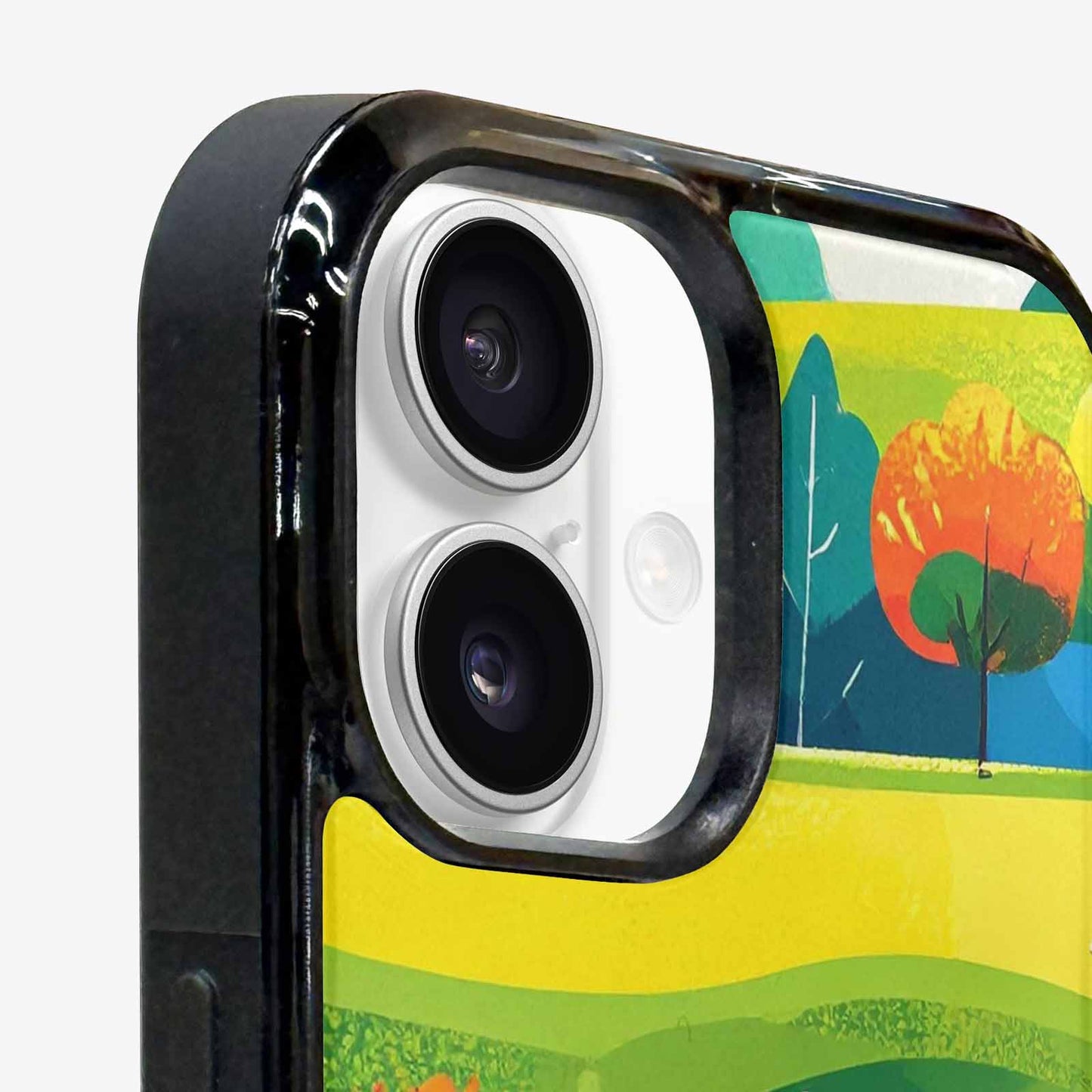iPhone 16 Plus Case — Golf Cartoon Art Pattern, Unique Phone Case Design